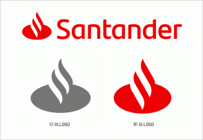 西班牙Santander銀行LOGO設(shè)計，改善用戶